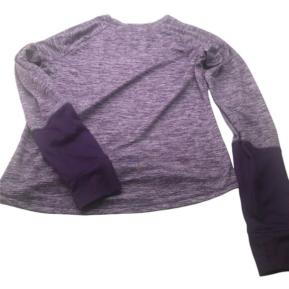 Danskin Now Women's XL 14-16 Purple Long Sleeve Exercise Top Preowned - Picture 2 of 11